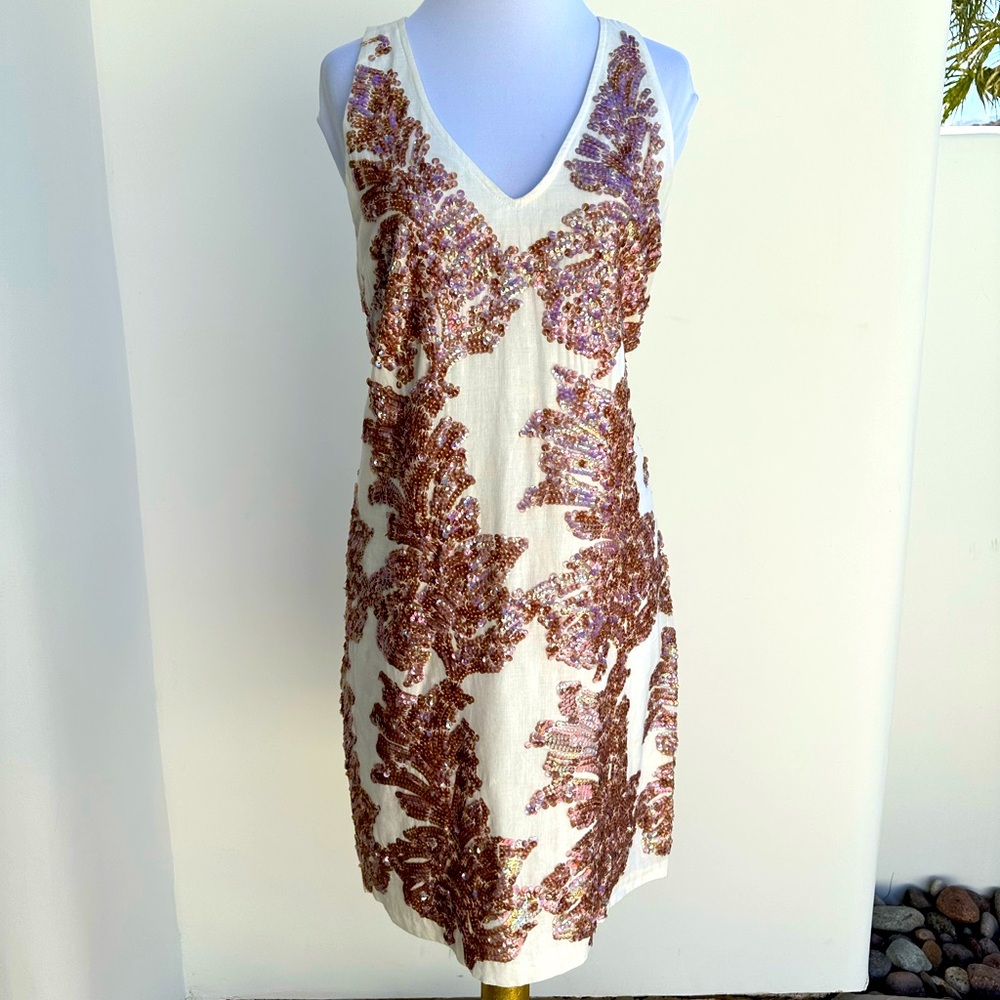 J. Crew Elegant Sequin Embellished Dress
